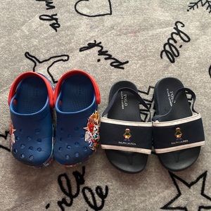 bundle!!! Paw patrol crocs/Ralph Lauren